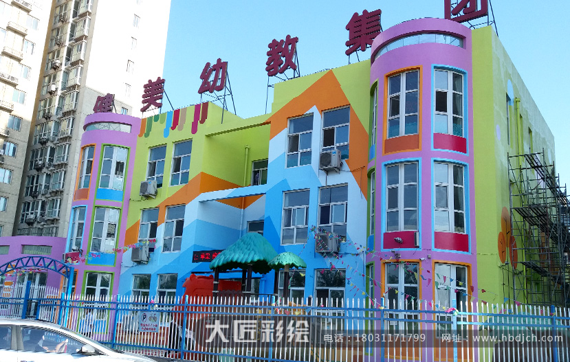 石家莊彩繪 石家莊幼兒園彩繪 邢臺(tái)健美幼兒園彩繪