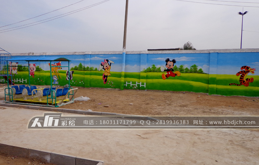 石家莊幼兒園彩繪(圖1)